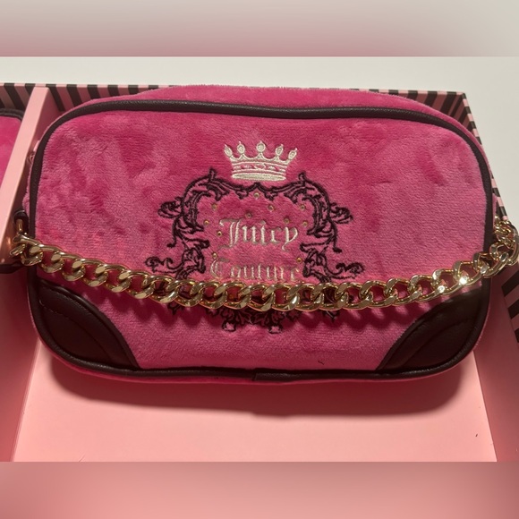 Juicy Couture Gift Set Free Love Heritage Slim Camera Bag & Envelope Card Case - Picture 8 of 14